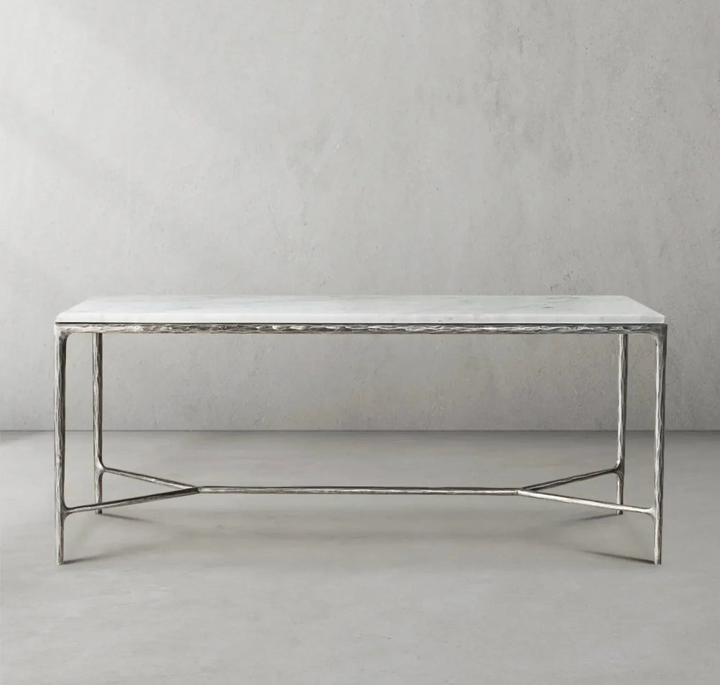 Thadson Rectangle Marble Desk