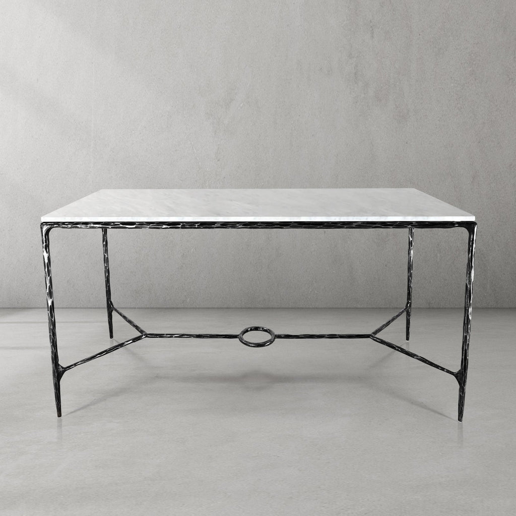 Thadson Rectangle Marble Desk