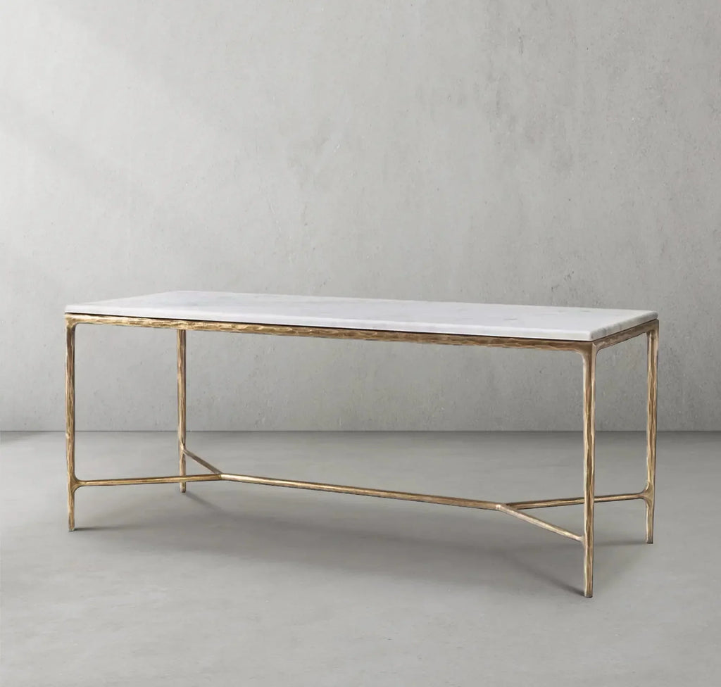 Thadson Rectangle Marble Desk
