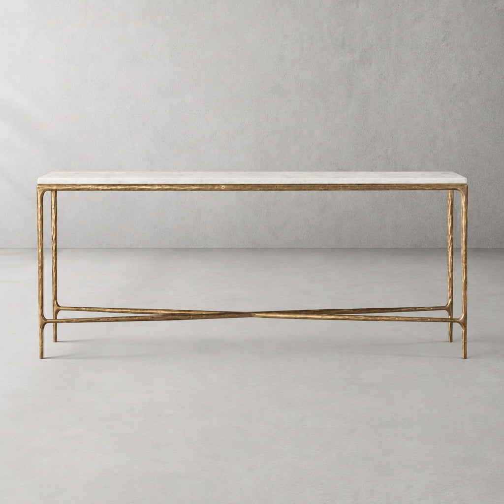 Thadson Marble Console Table 36" 48" 60" 72"