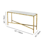 Thadson Marble Console Table 36" 48" 60" 72"