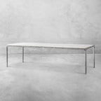 Thadson Marble Rectangular Dining Table 60" 72" 84" 96" 108"