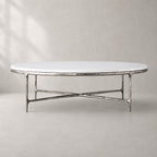 Thadson Marble Round Coffee Table 36" 55"