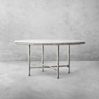 Thadson Marble Round Dining Table 48" 60"