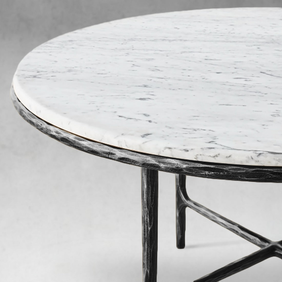 Thadson Marble Round Dining Table 48" 60"