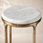Thadson Marble Round Drink Table 12" 14" 18" 22"