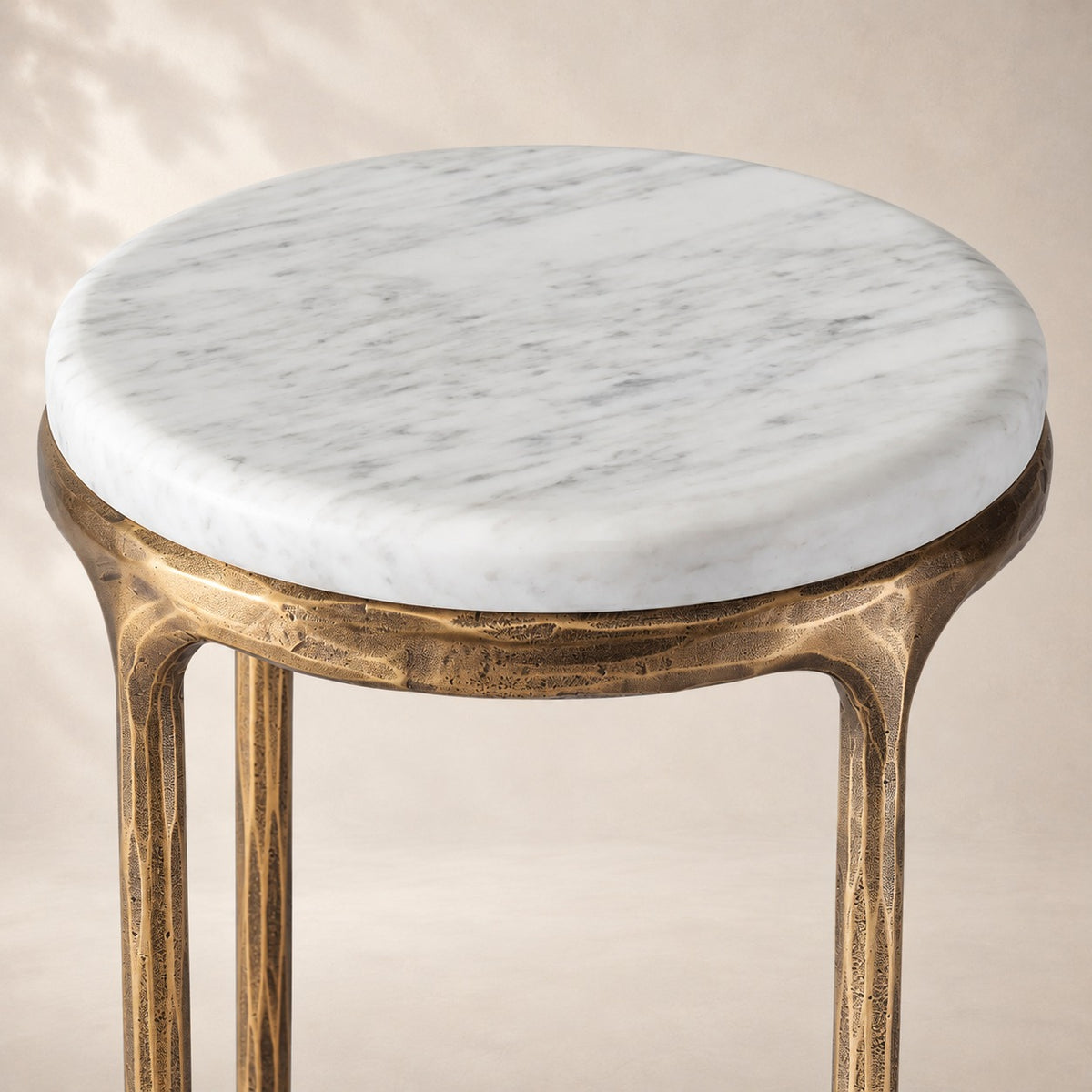 Thadson Marble Round Drink Table 12" 14" 18" 22"