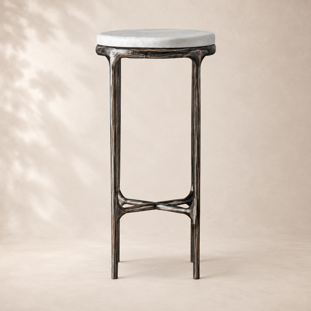 Thadson Marble Round Drink Table 12" 14" 18" 22"