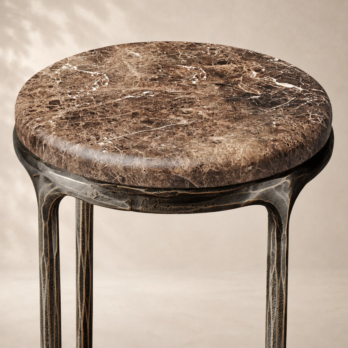Thadson Marble Round Drink Table 12" 14" 18" 22"