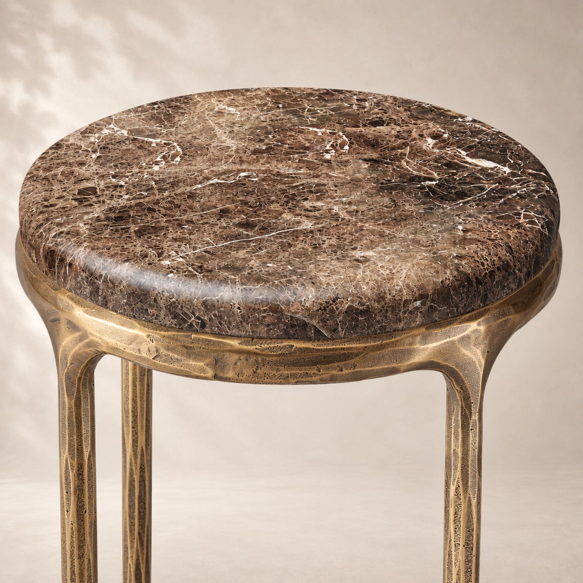 Thadson Marble Round Drink Table 12" 14" 18" 22"