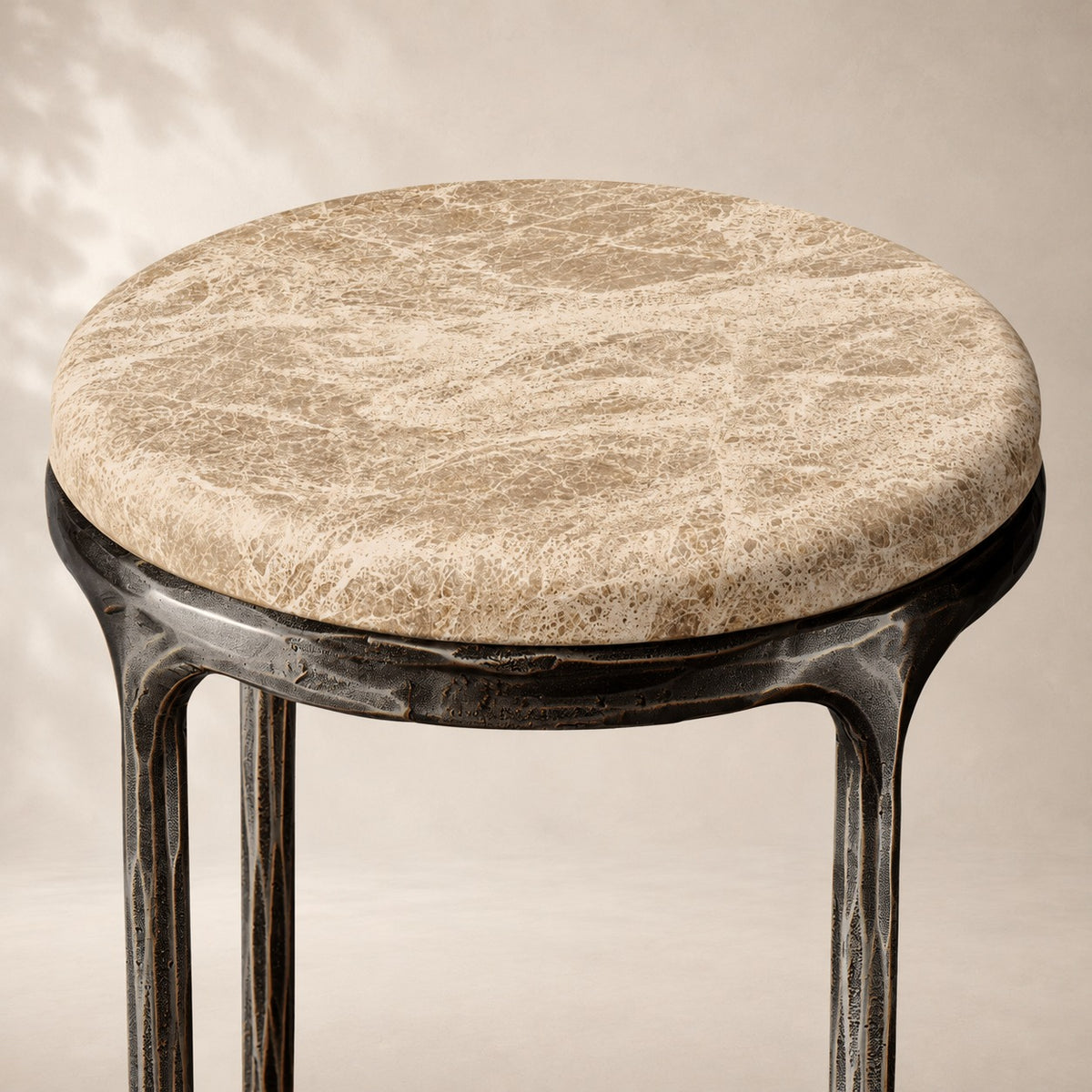 Thadson Marble Round Drink Table 12" 14" 18" 22"