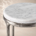 Thadson Marble Round Drink Table 12" 14" 18" 22"