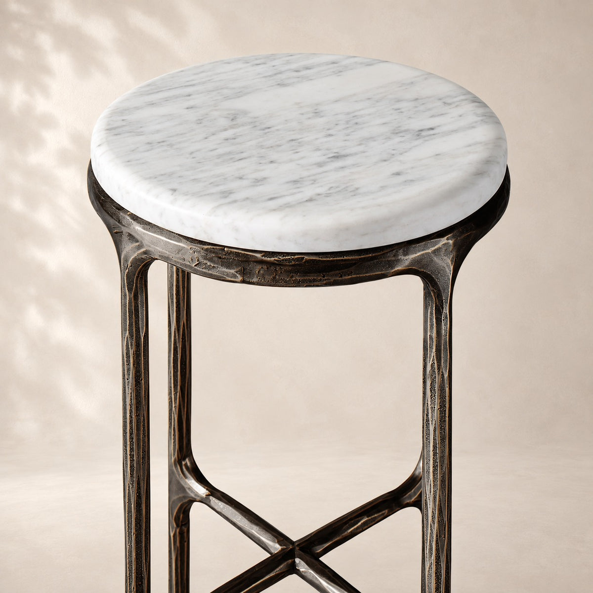 Thadson Marble Round Drink Table 12" 14" 18" 22"