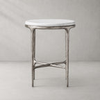 Thadson Marble Round Side Table 12" 18" 22"
