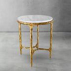 Thadson Marble Round Side Table 12" 18" 22"
