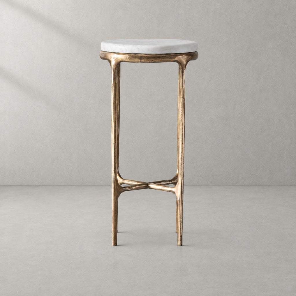 Thadson Marble Round Side Table 12" 18" 22"