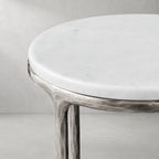 Thadson Marble Round Side Table 12" 18" 22"