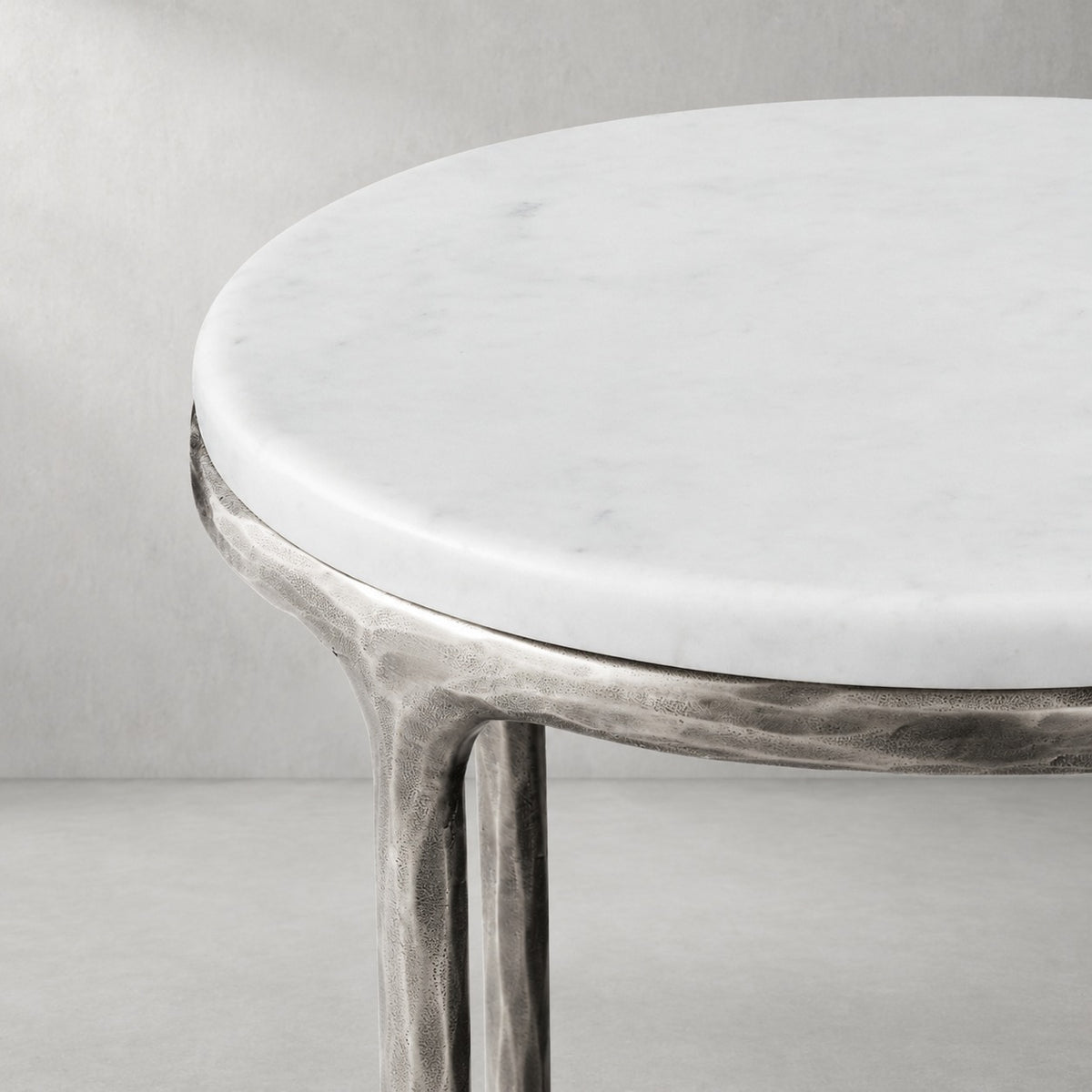 Thadson Marble Round Side Table 12" 18" 22"