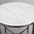 Thadson Marble Round Side Table 12" 18" 22"