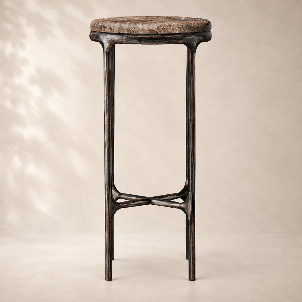 Thadson Marble Round Drink Table 12" 14" 18" 22"
