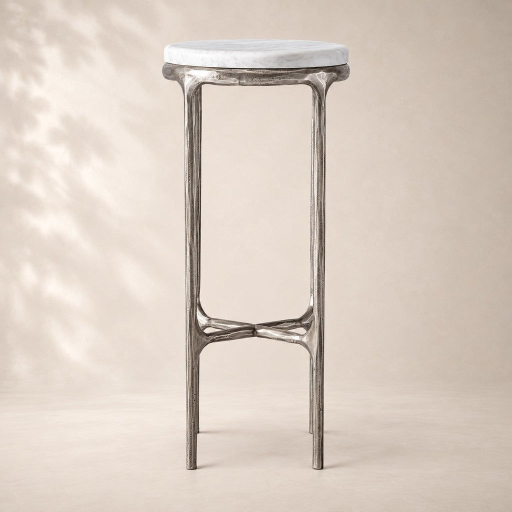 Thadson Marble Round Drink Table 12" 14" 18" 22"