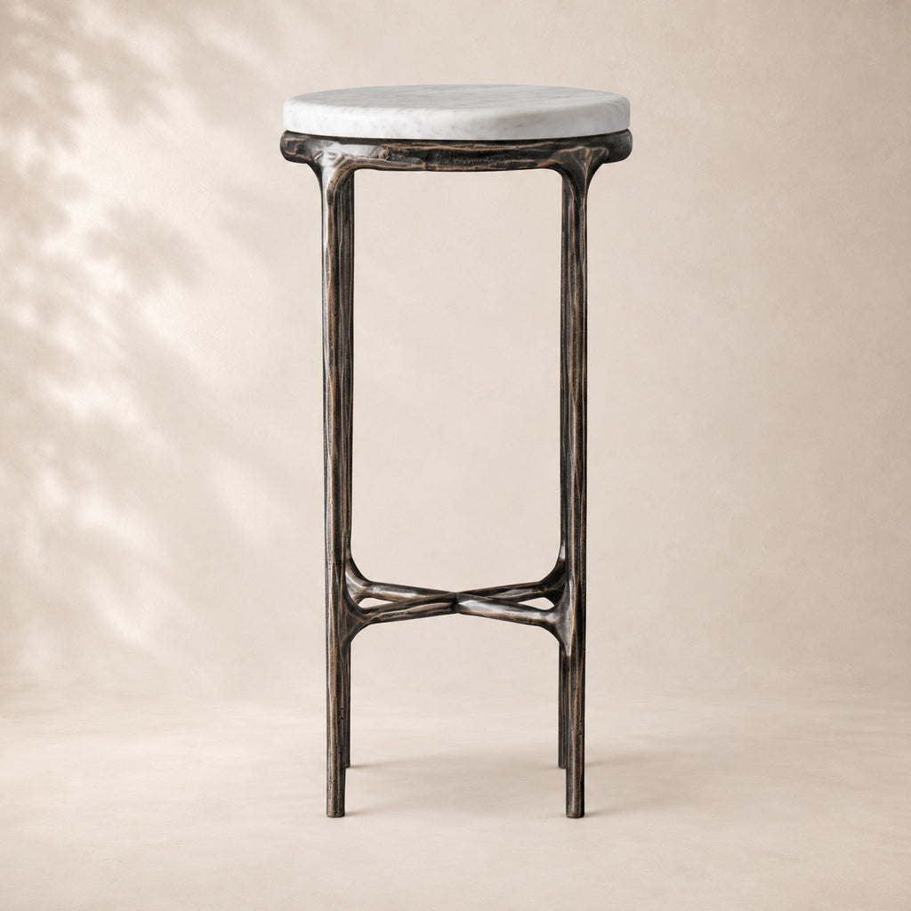 Thadson Marble Round Drink Table 12" 14" 18" 22"