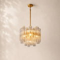 Trovelli Clear Glass Round Chandelier 19"