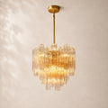 Trovelli Clear Glass Round Chandelier 22"