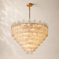 Trovelli Clear Glass Round Chandelier 48"