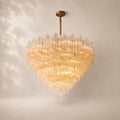 Trovelli Clear Glass Round Chandelier 61"