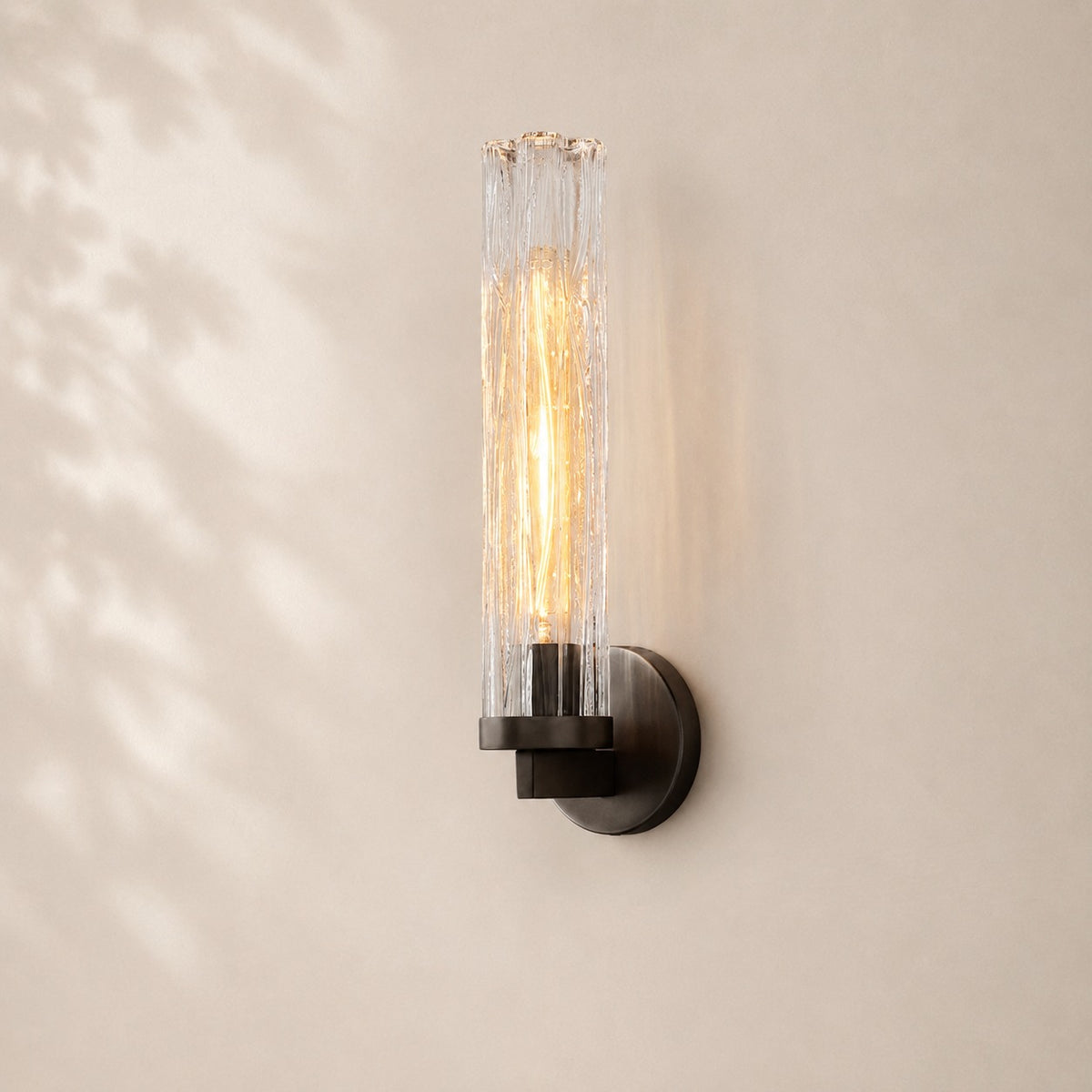 Trovelli Glass Sconce 17" 23"