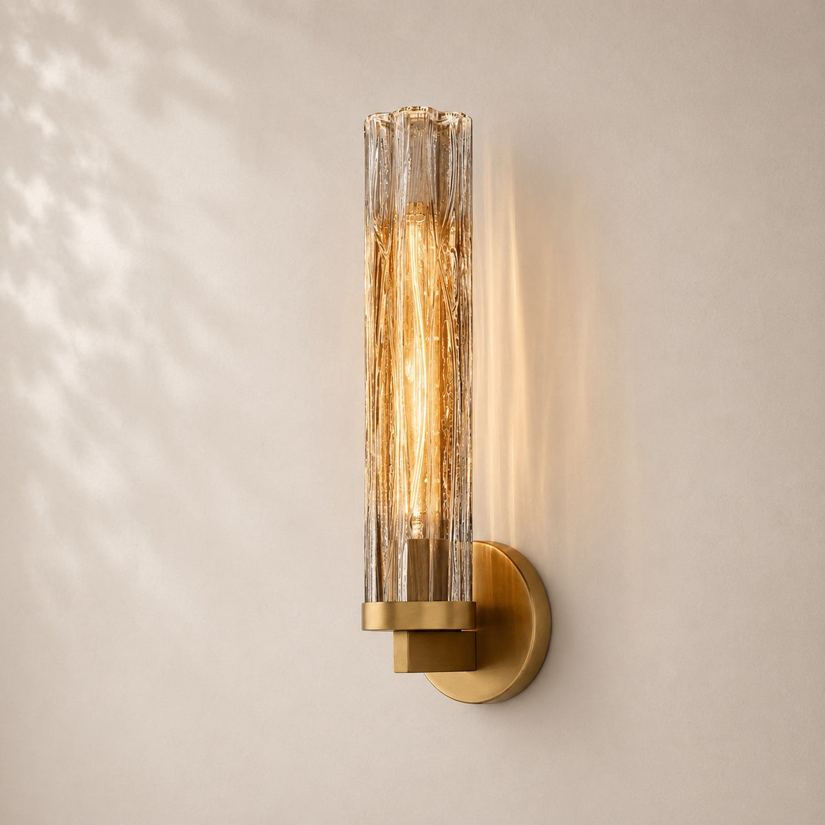 Trovelli Glass Sconce 17" 23"