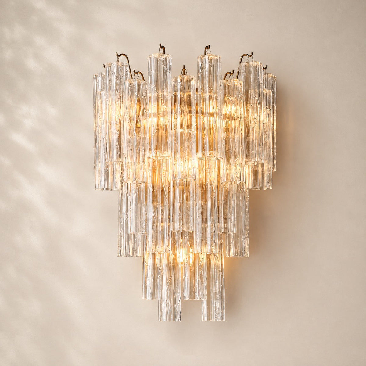Trovelli Glass Sconce 17" 23"