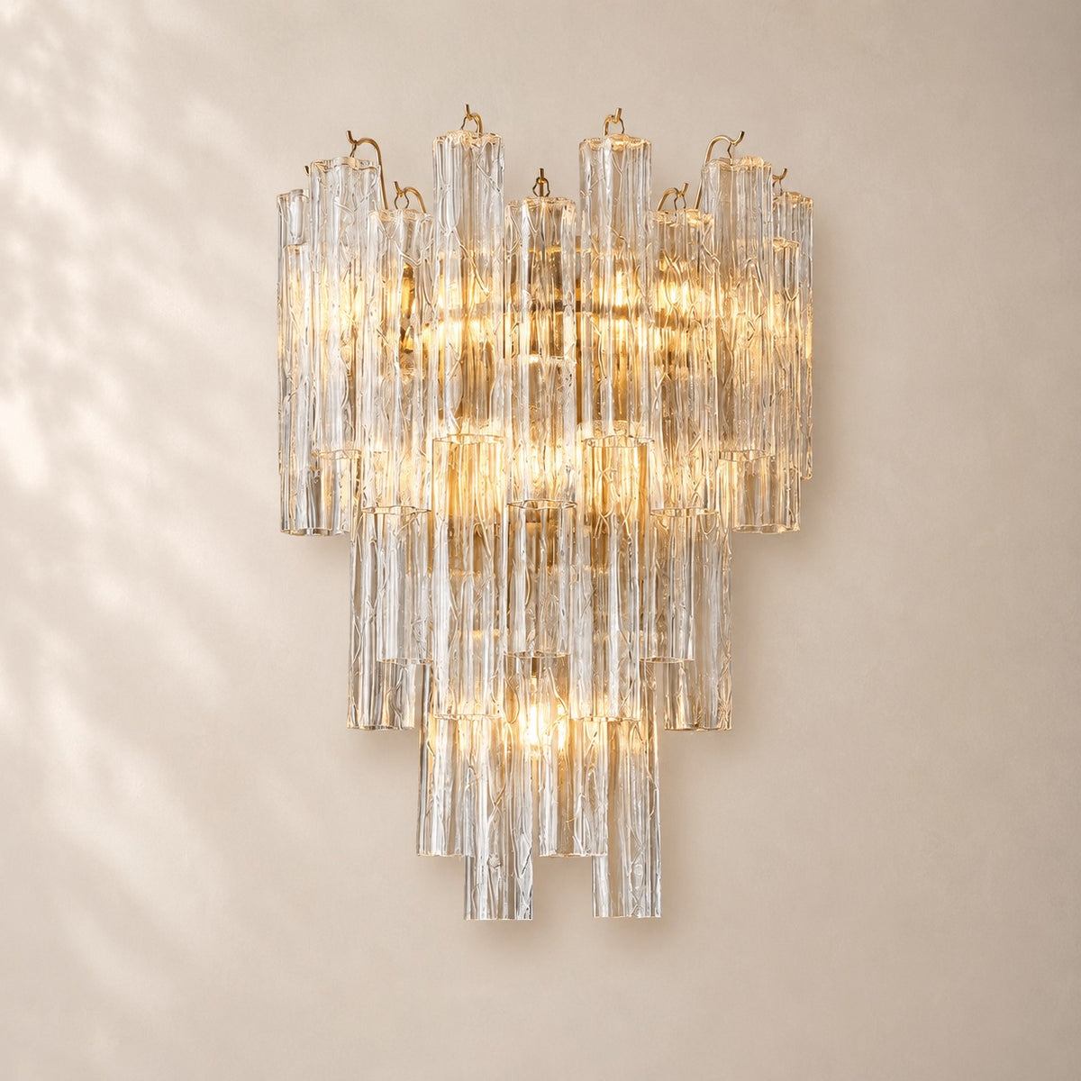 Trovelli Glass Sconce 17" 23"