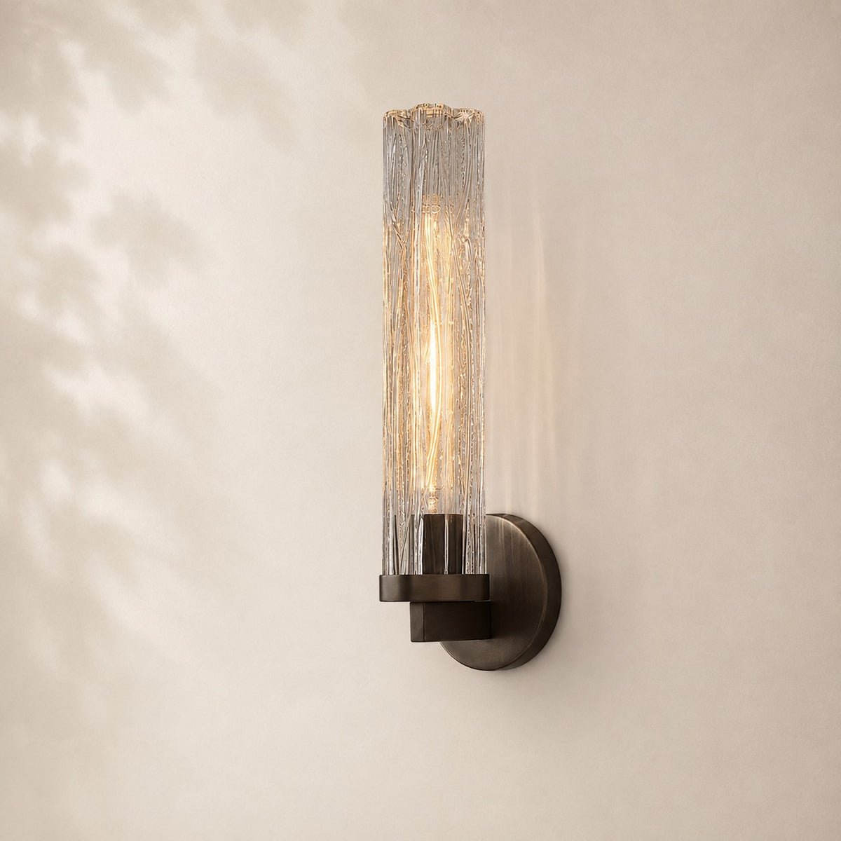 Trovelli Glass Sconce 17" 23"