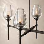 Tuliva Linear Chandelier 65"