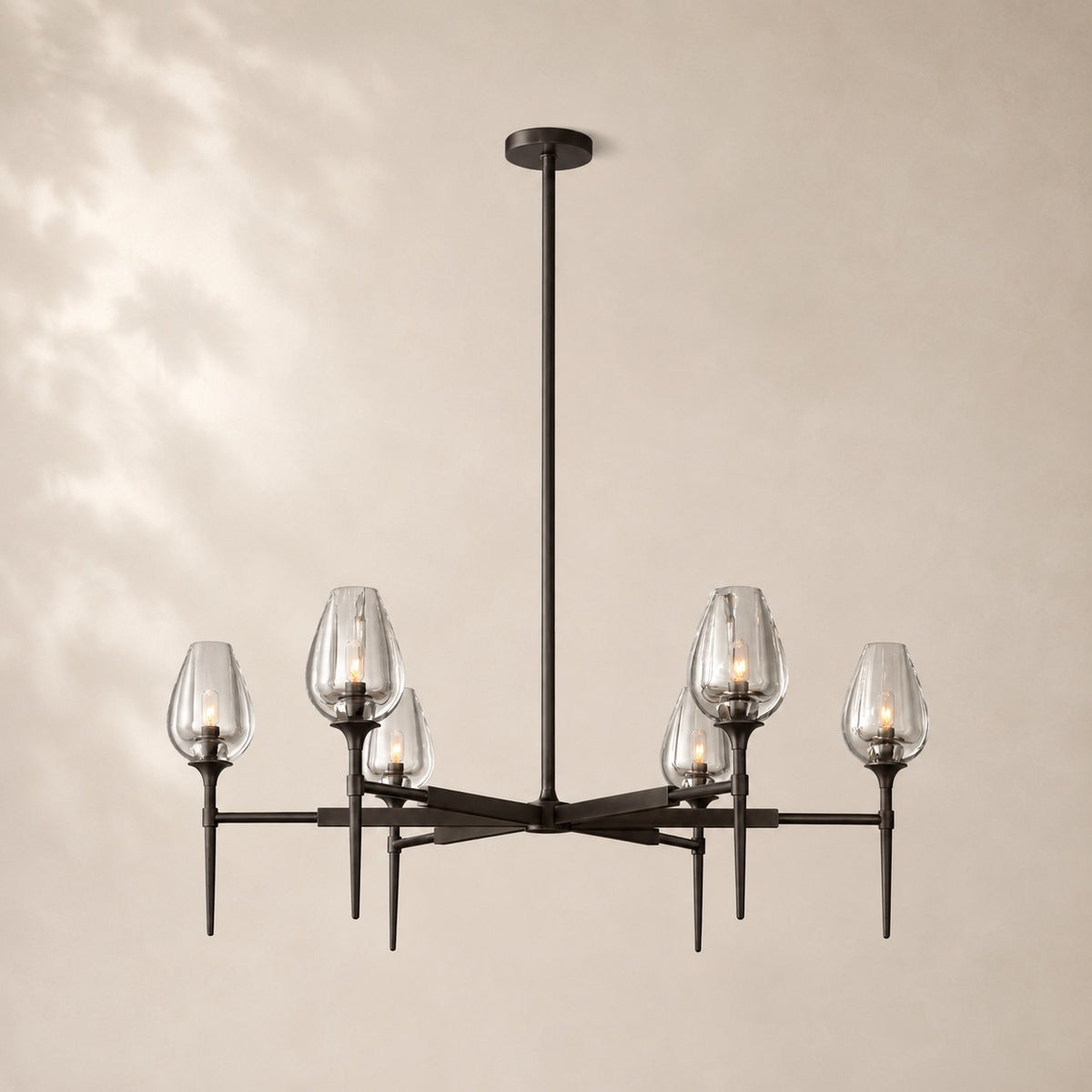 Tuliva Round Chandelier 27"