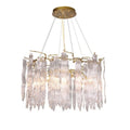 Ice drop Glass Tiered Branch Chandelier