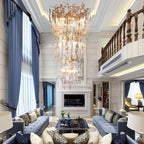 Ice drop Glass Tiered Branch Chandelier