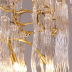 Ice drop Glass Tiered Branch Chandelier