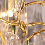 Ice drop Glass Tiered Branch Chandelier