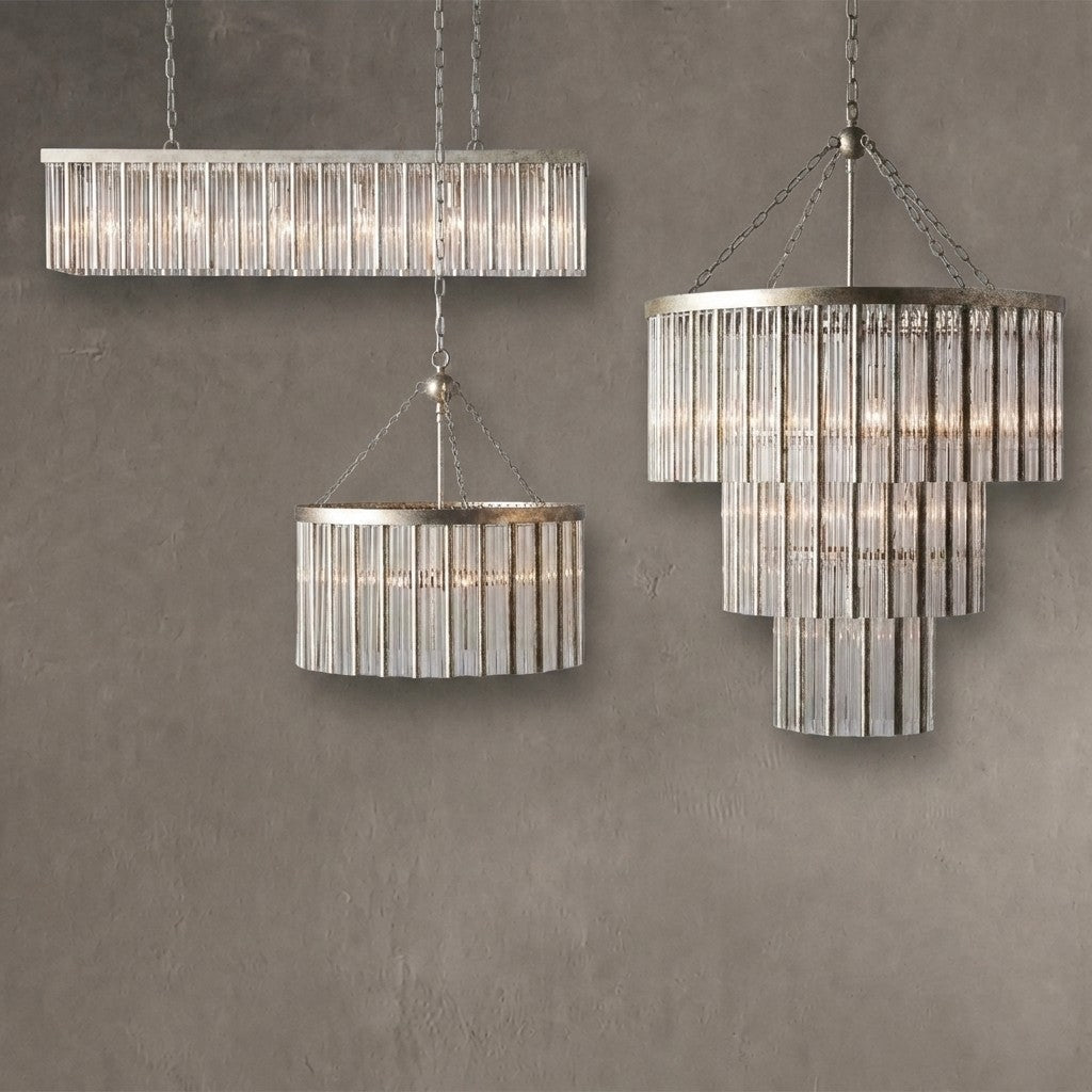 Facetveil 3-Tier Chandelier