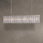Facetveil Rectangular Chandelier 48''