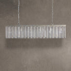 Facetveil Rectangular Chandelier 48''