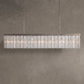 Facetveil Rectangular Chandelier 56"