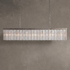 Facetveil Rectangular Chandelier 56"