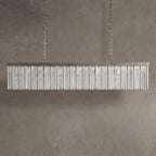 Facetveil Rectangular Chandelier 56"