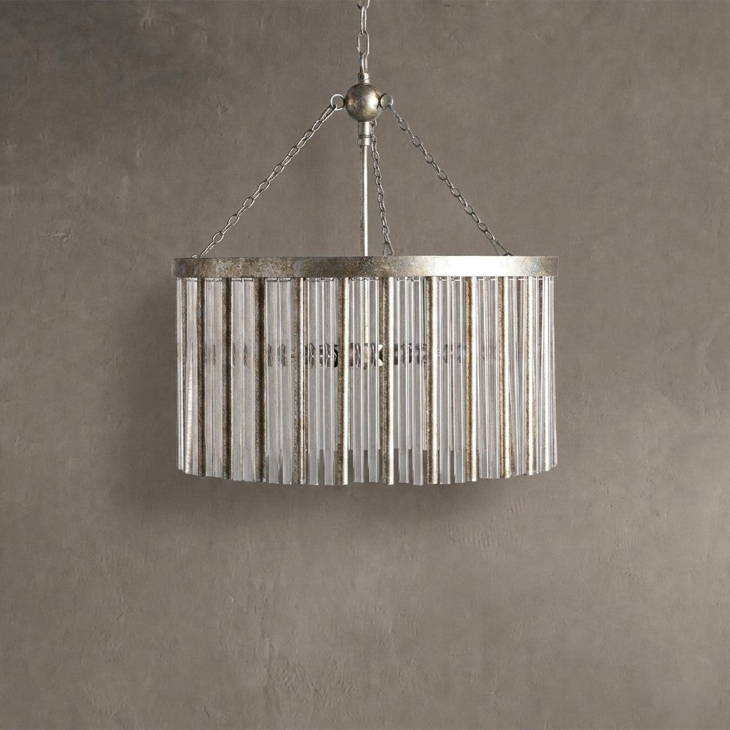 Facetveil Round Chandelier 24"35"