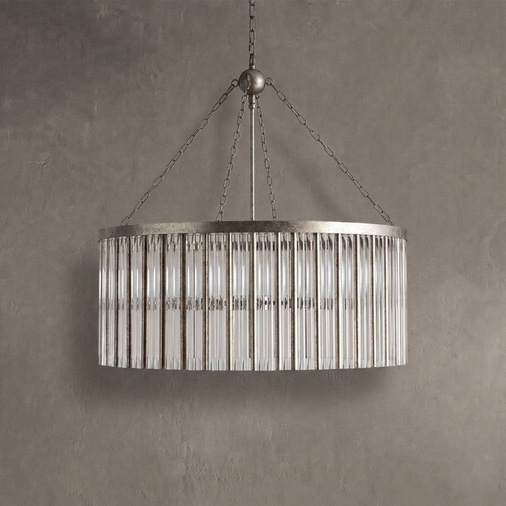 Facetveil Round Chandelier 24"35"
