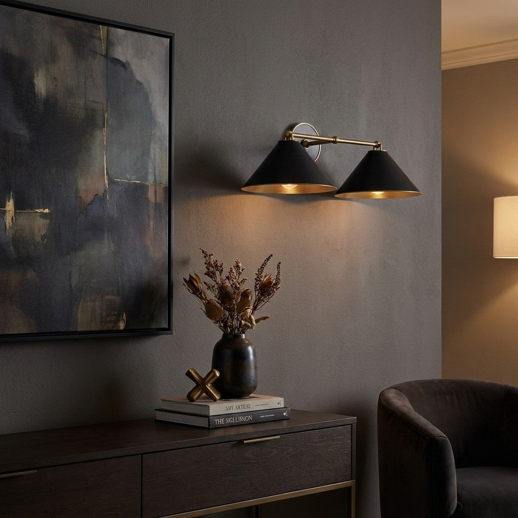 Conelilt Double Wall Sconce